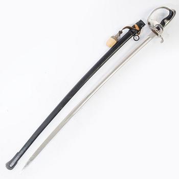 Sabel, tysk, 1900-tal, med balja.