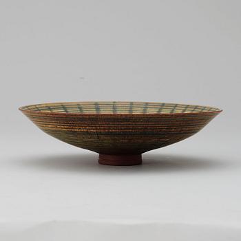 A Wilhelm Kåge 'Farsta' stoneware bowl, Gustavsberg Studio 1955.