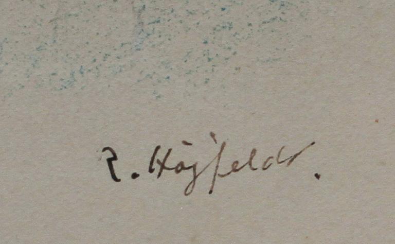 ROBERT HÖGFELDT, blandteknik, sign.