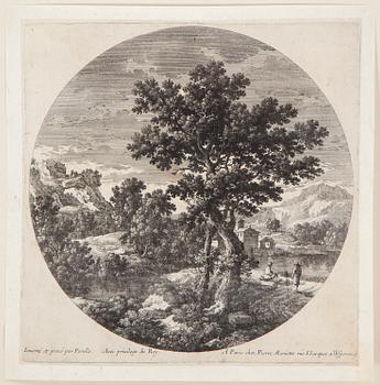 PARTI, grafik, 20 gravyrer, Gabrielle Perelle (1603-1677) och Adam Perelle (1638-1695).