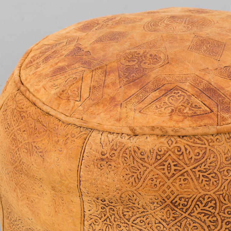 SITTPUFF, skinn. 1970-tal.