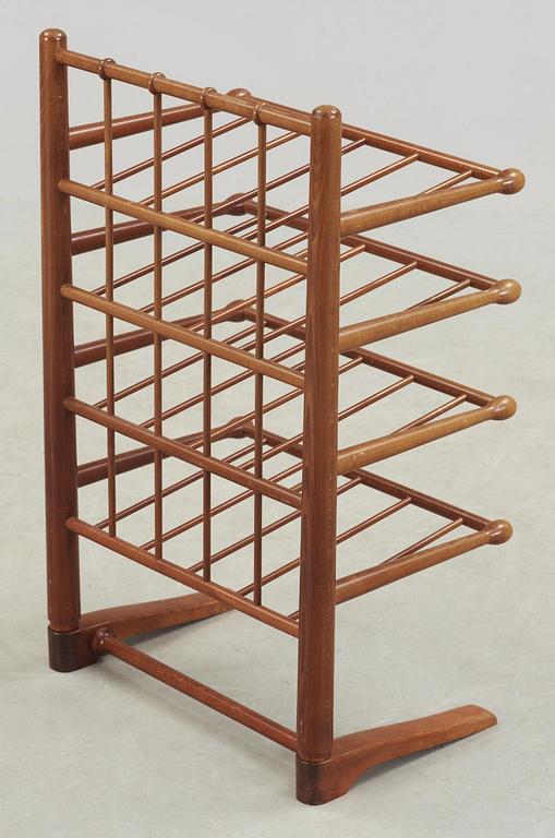 A Josef Frank mahogany shelf, Svenskt Tenn, 1940's-50's.