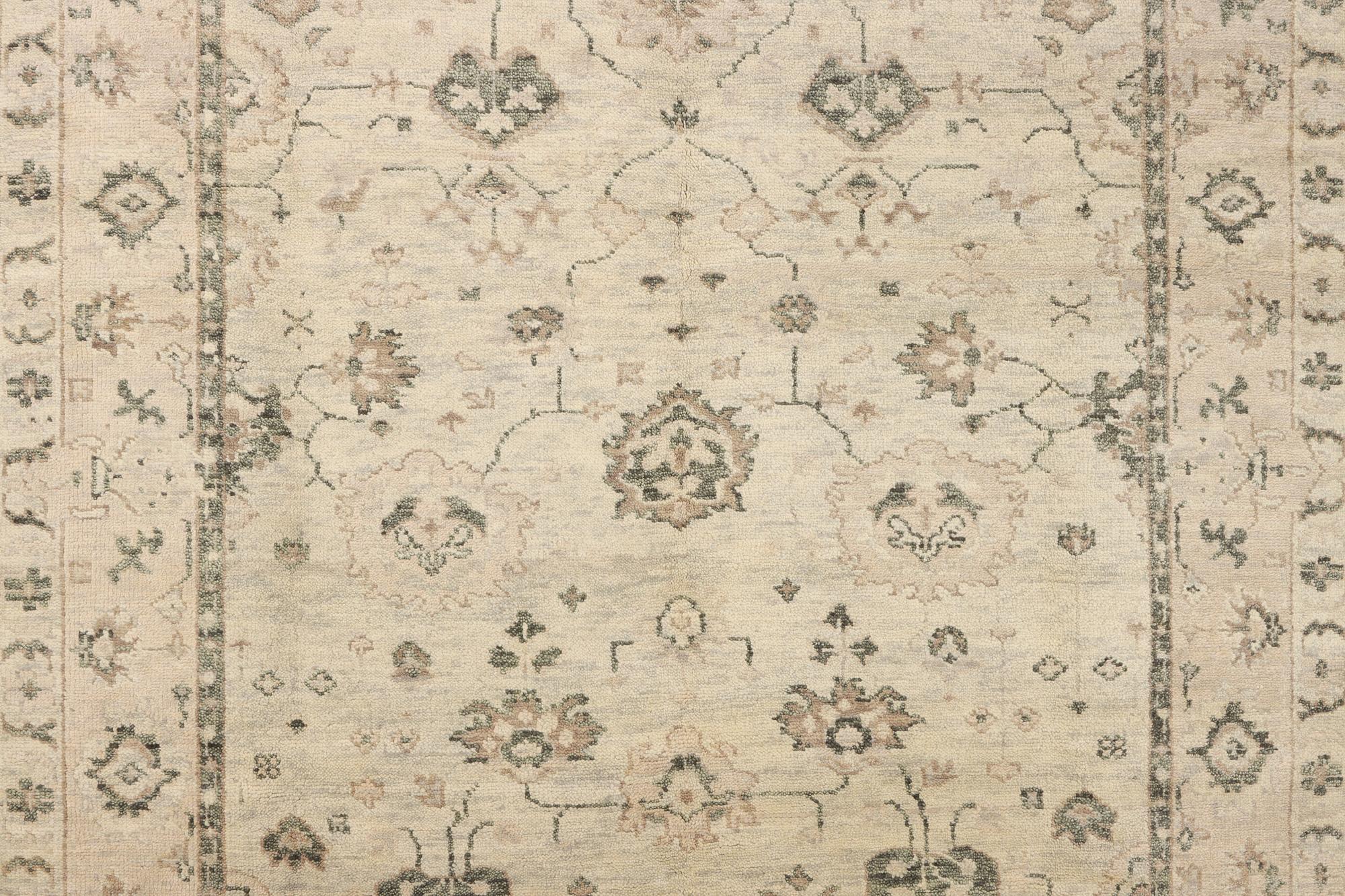 An oriental carpet with Mamluk-design, c. 360 x 280 cm.