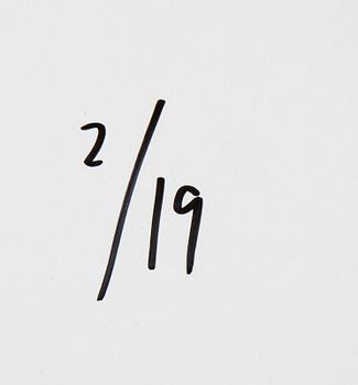 Johan Bergmark, c-print, signed and numbered 2/19 verso.