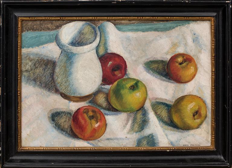 A HENRI ERNST PFEIFFER signed oil on panel.