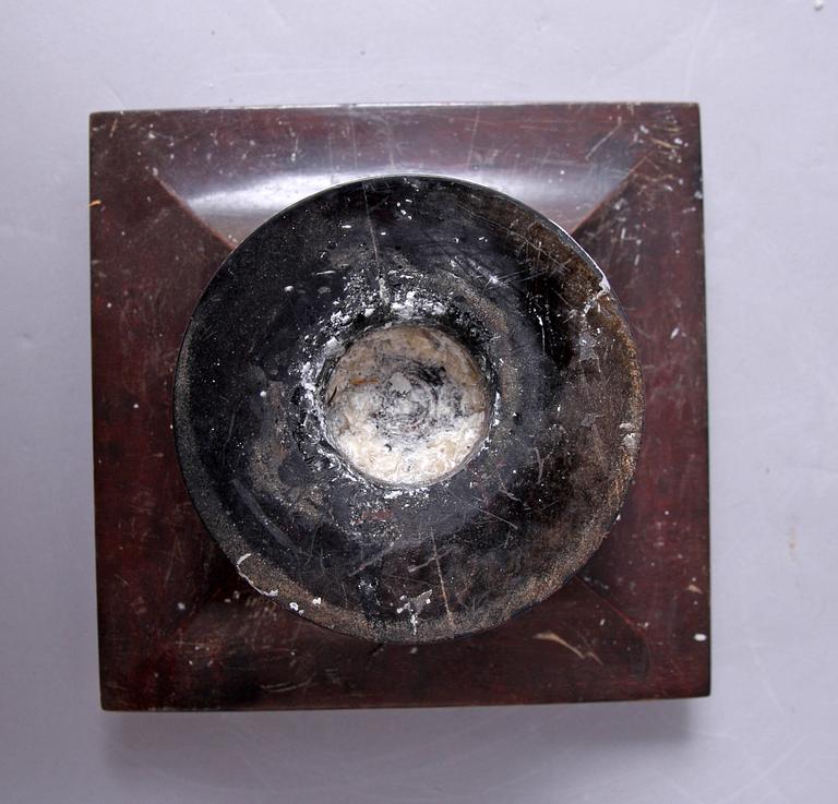 LJUSSTAKE, trä, "Liljeholmens nr:7", Carl Malmstens.