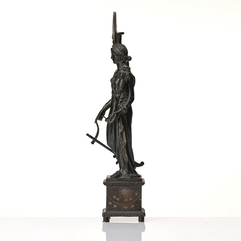 An Italien patinated bronze of Ceres, 19th century.