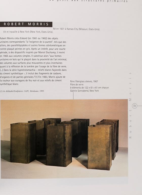 CESAR/FERNANDEZ ARMAN, "Chimériques polymères - le plastique dans l'Art du XXème siècle", utställningskatalog 1996.