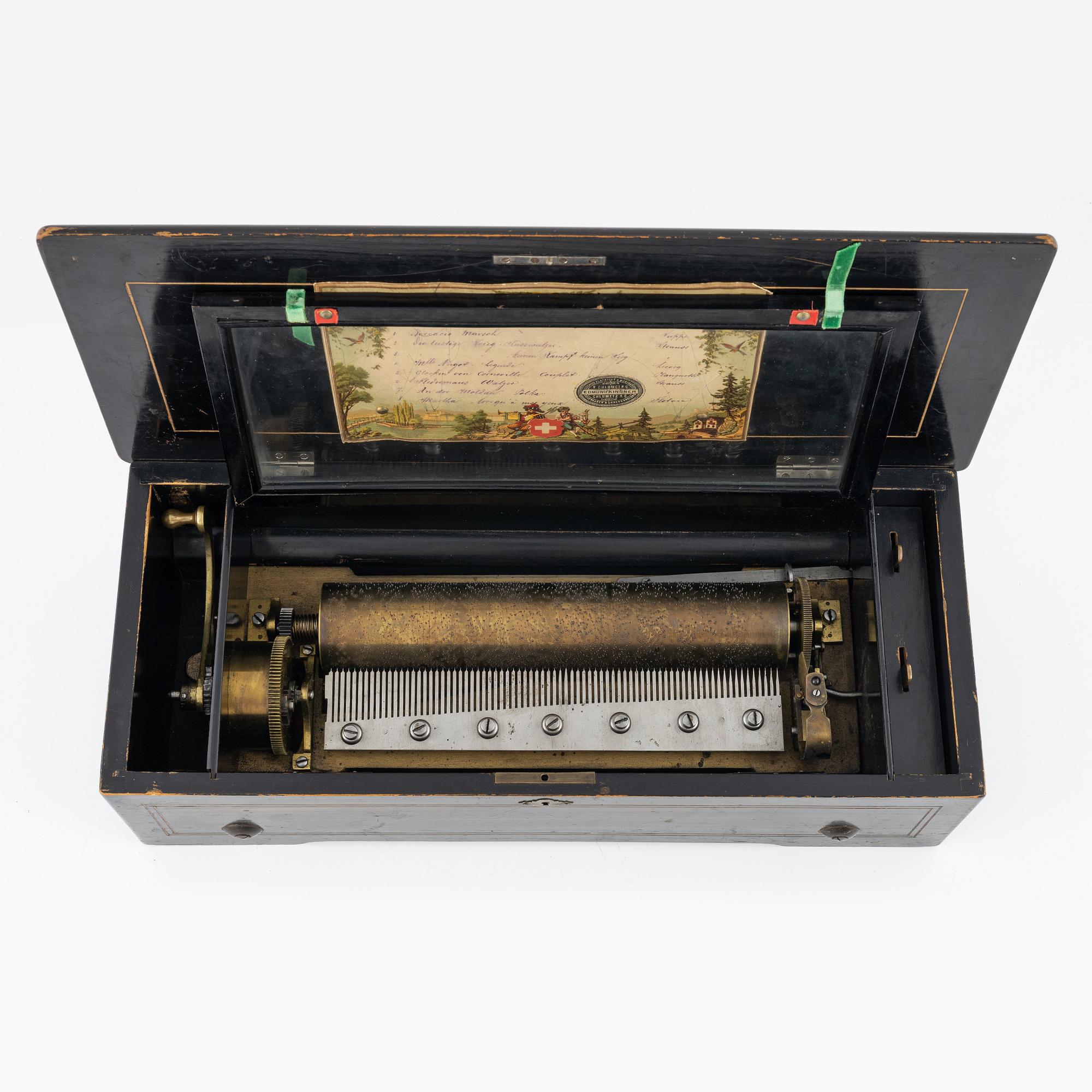 Speldosa, Schweiz, sent 1800-tal.