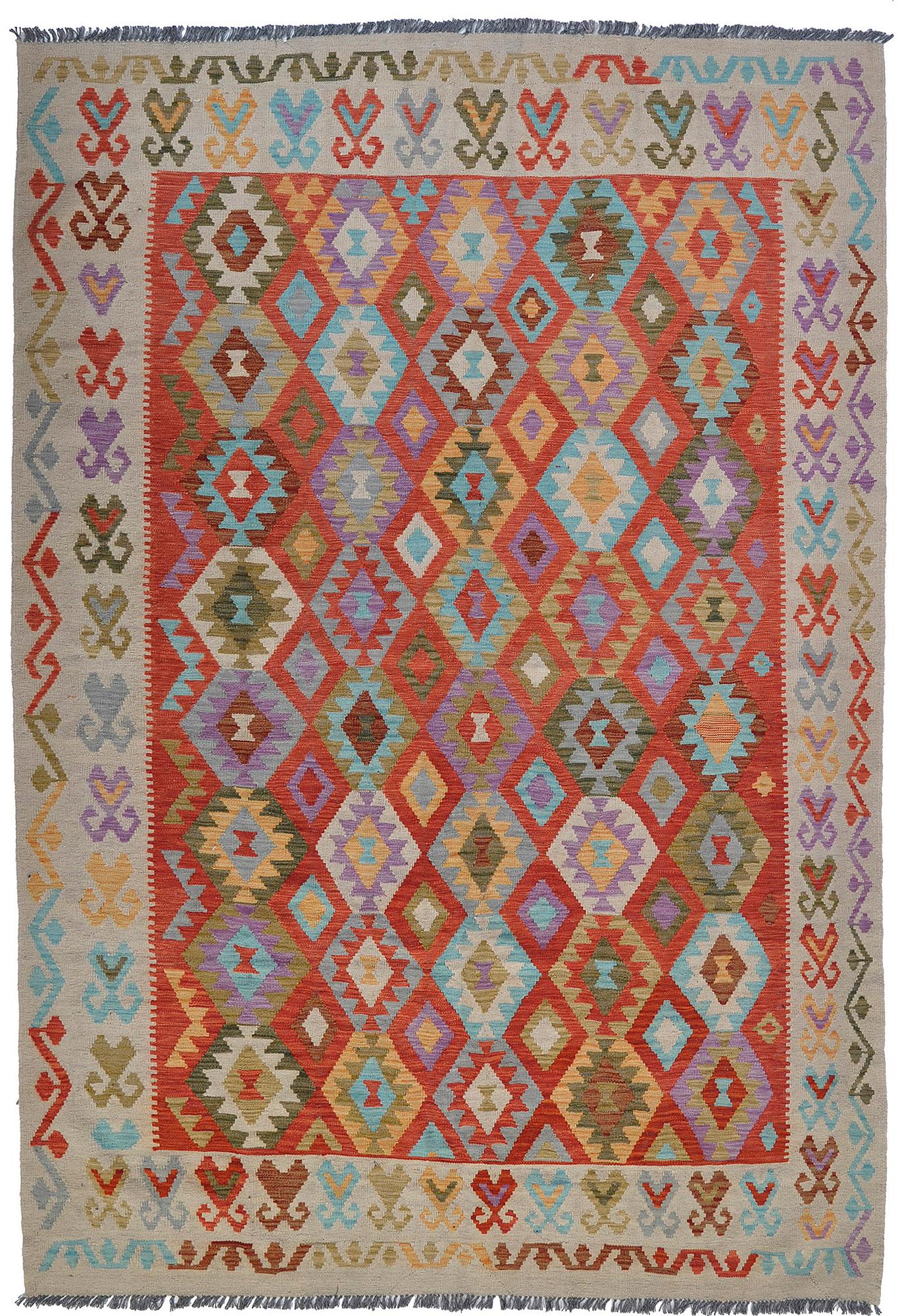 A RUG, kilim, ca 290 x 207 cm.