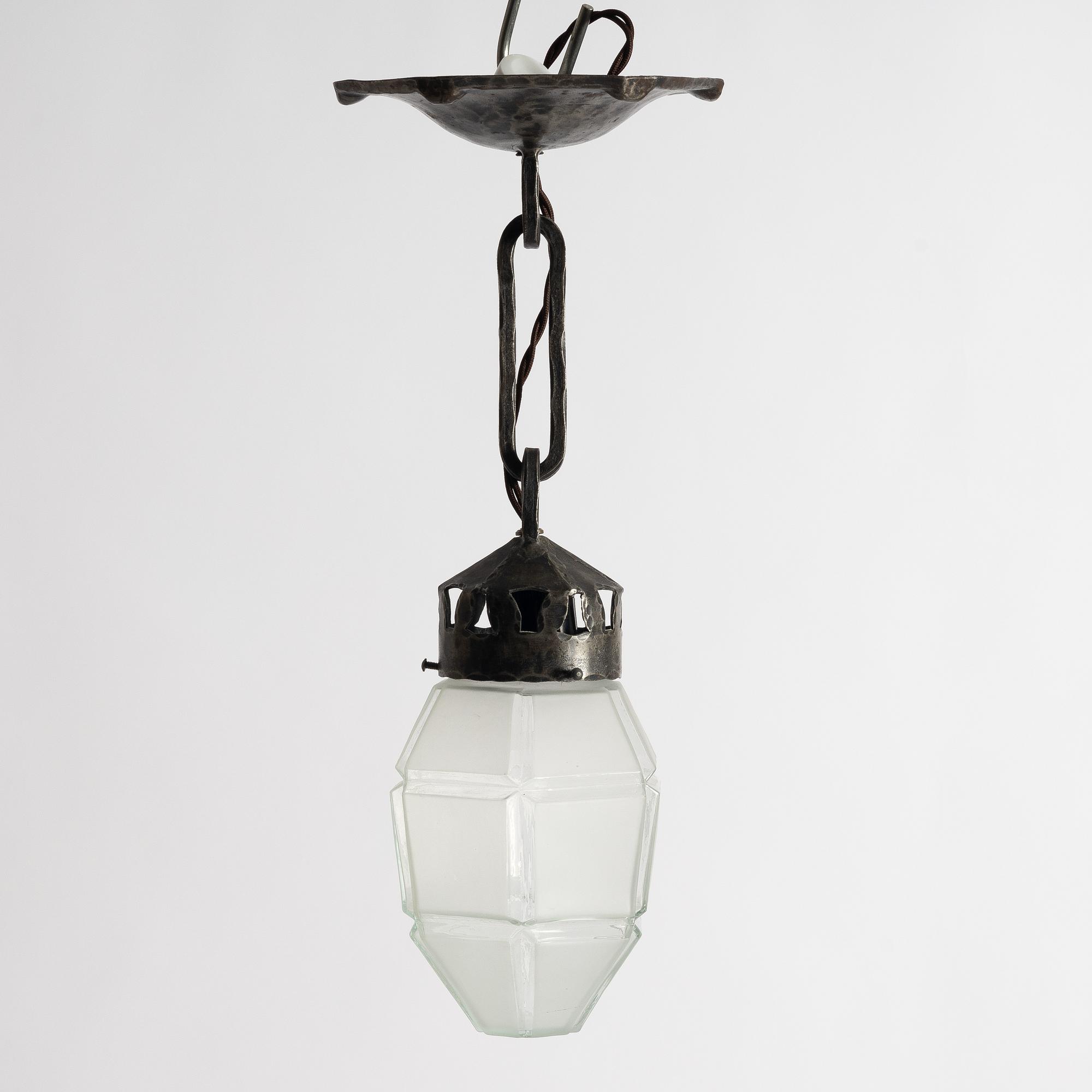 Arvid Böhlmarks Lampfabrik, a ceiling lamp model "5462", Stockholm, 1920s.