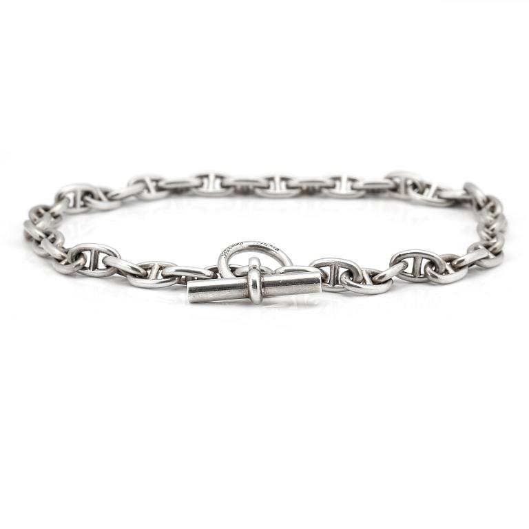 HALSKEDJA, silver, Hermès, Paris. Vikt ca 96 gram.