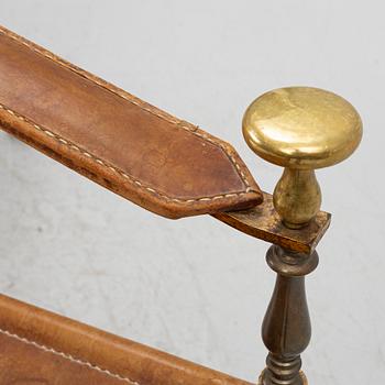 Armchairs, a pair, antiquarian style, Italy.