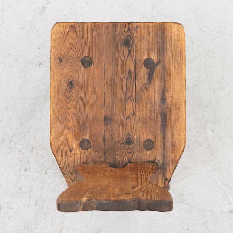 Dining group, 5 pieces, so-called sports cabin furniture, mid-20th century.