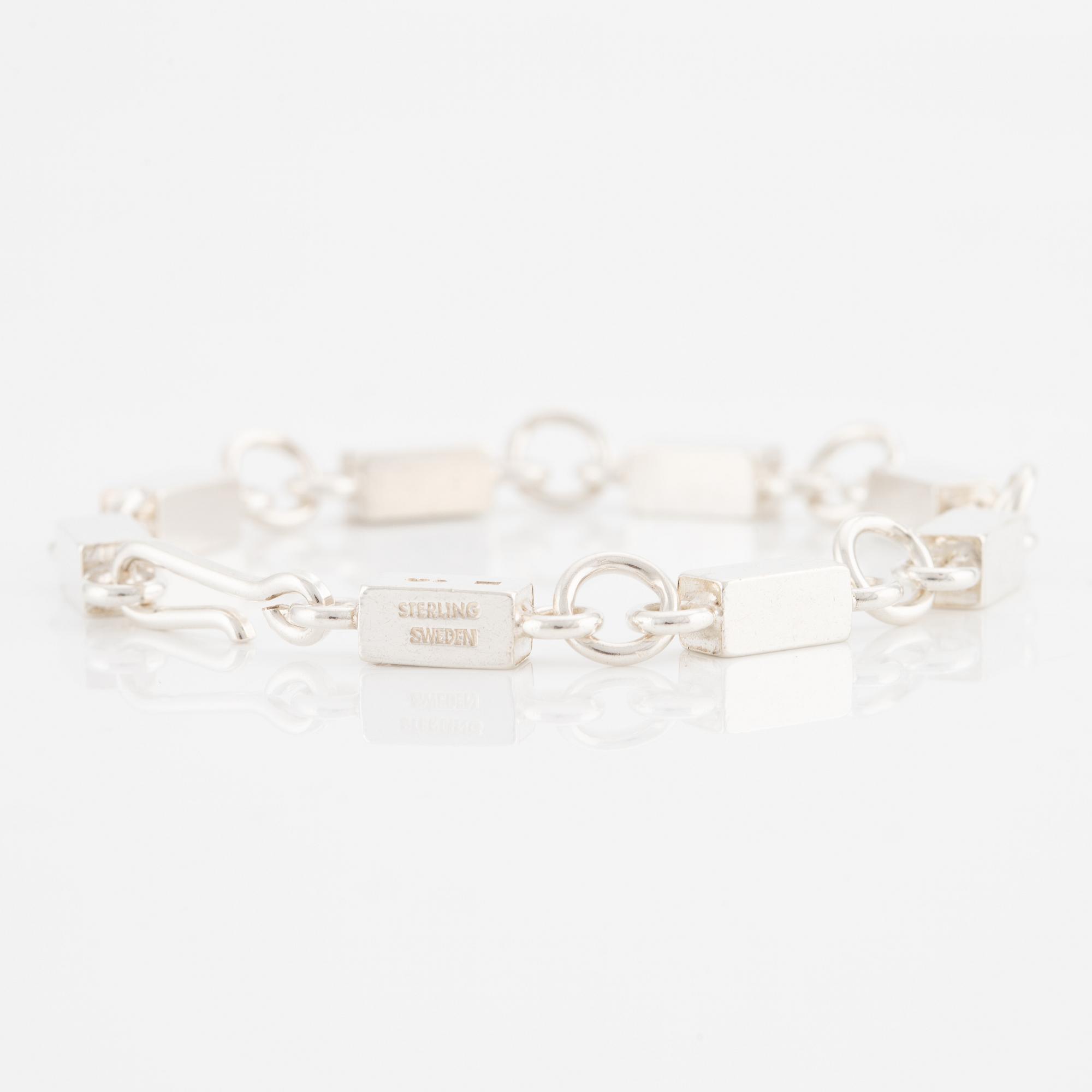 a bracelet, sterling silver, Lund 1968.