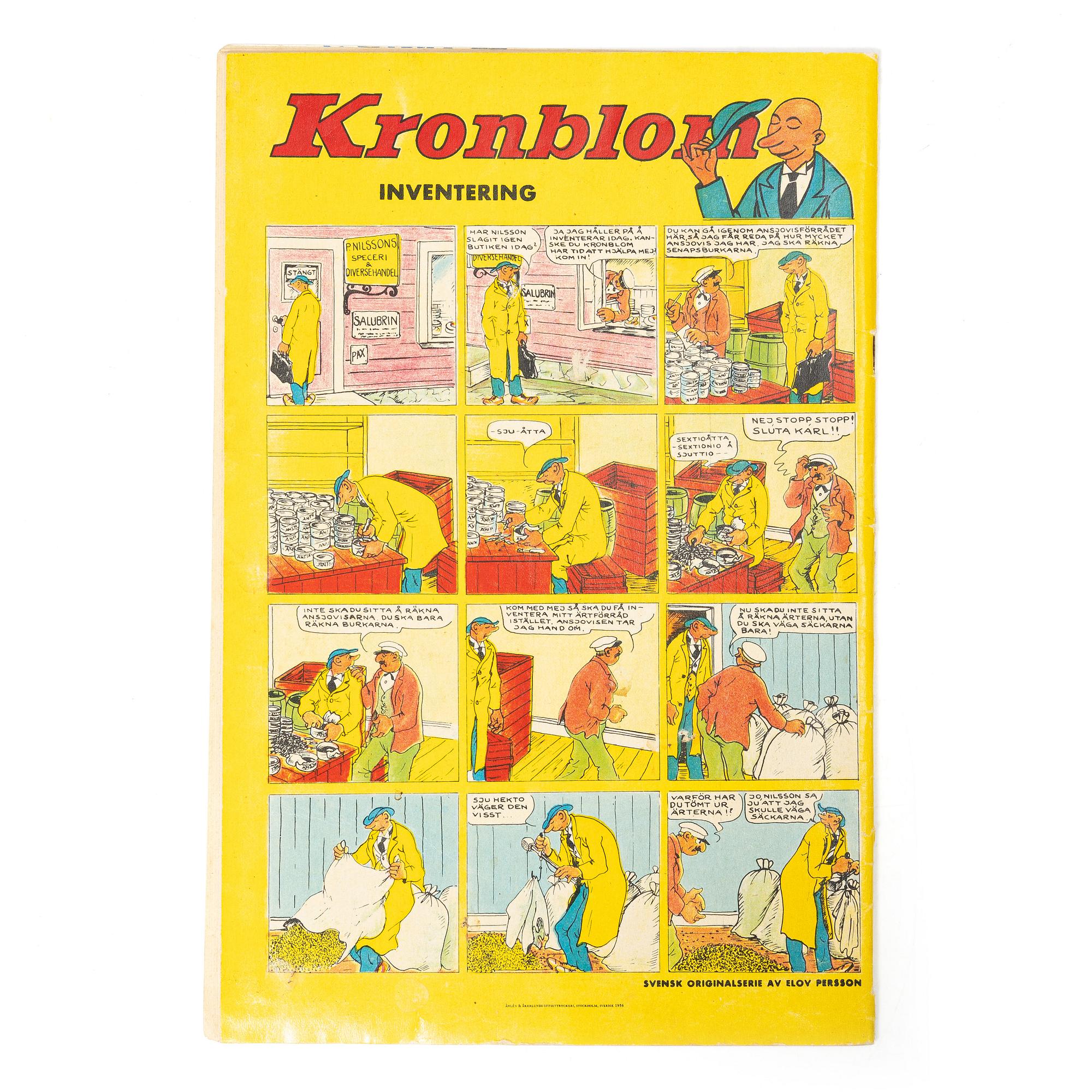 Comic book, "91:an", no. 1, 1956.