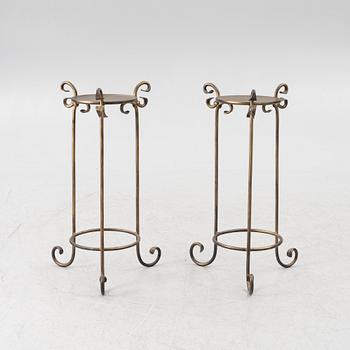 A pair of pedestals, 20th century.