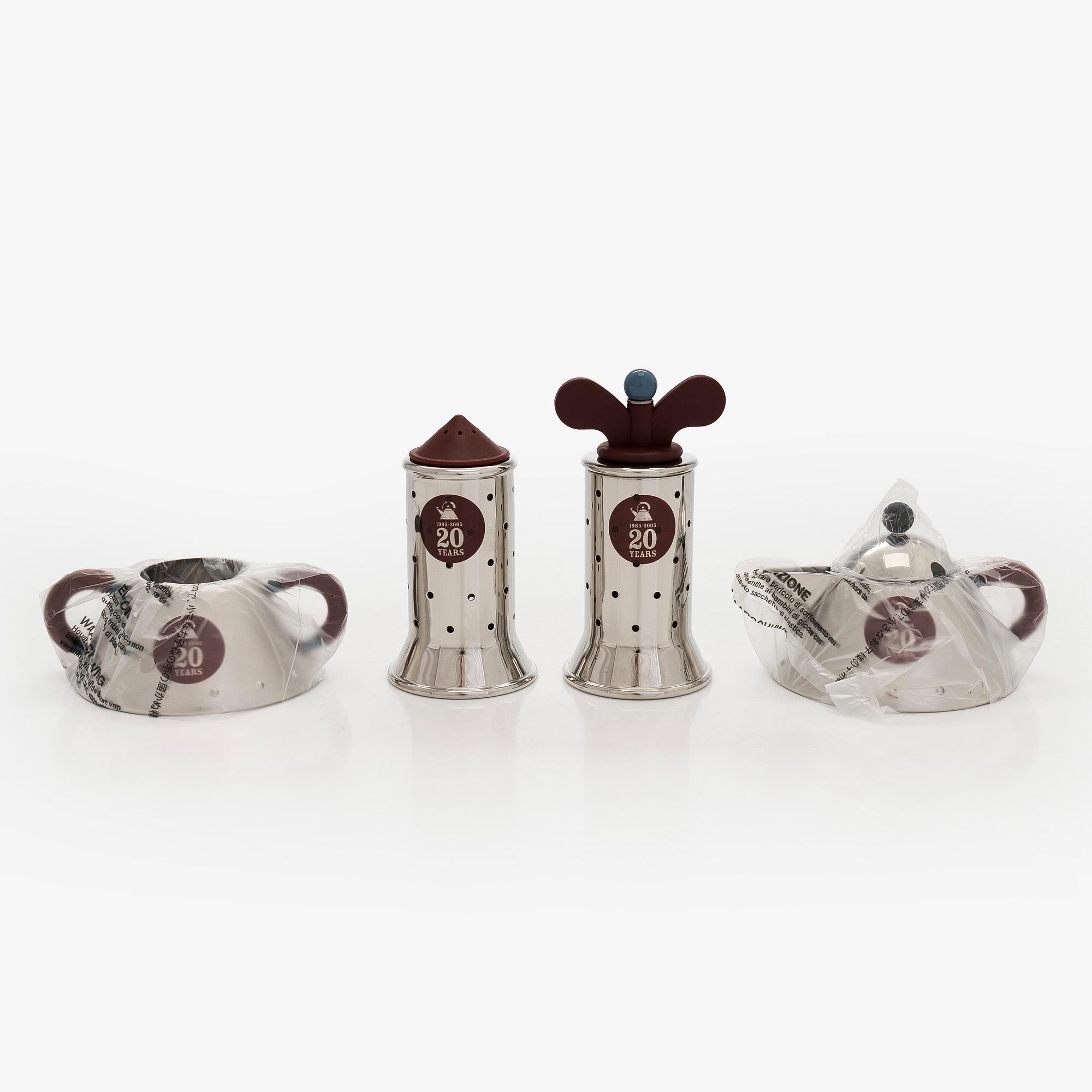 Serveringstillbehör, 4 st, Alessi, Italien.