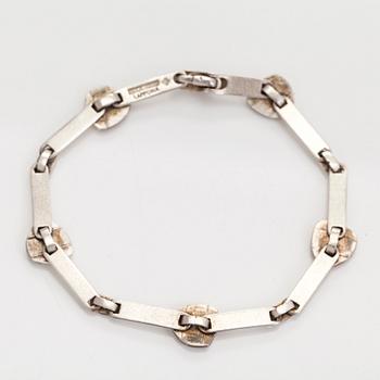 Björn Weckström, bracelet, brooch, earrings, pins, silver, Lapponia 2006.