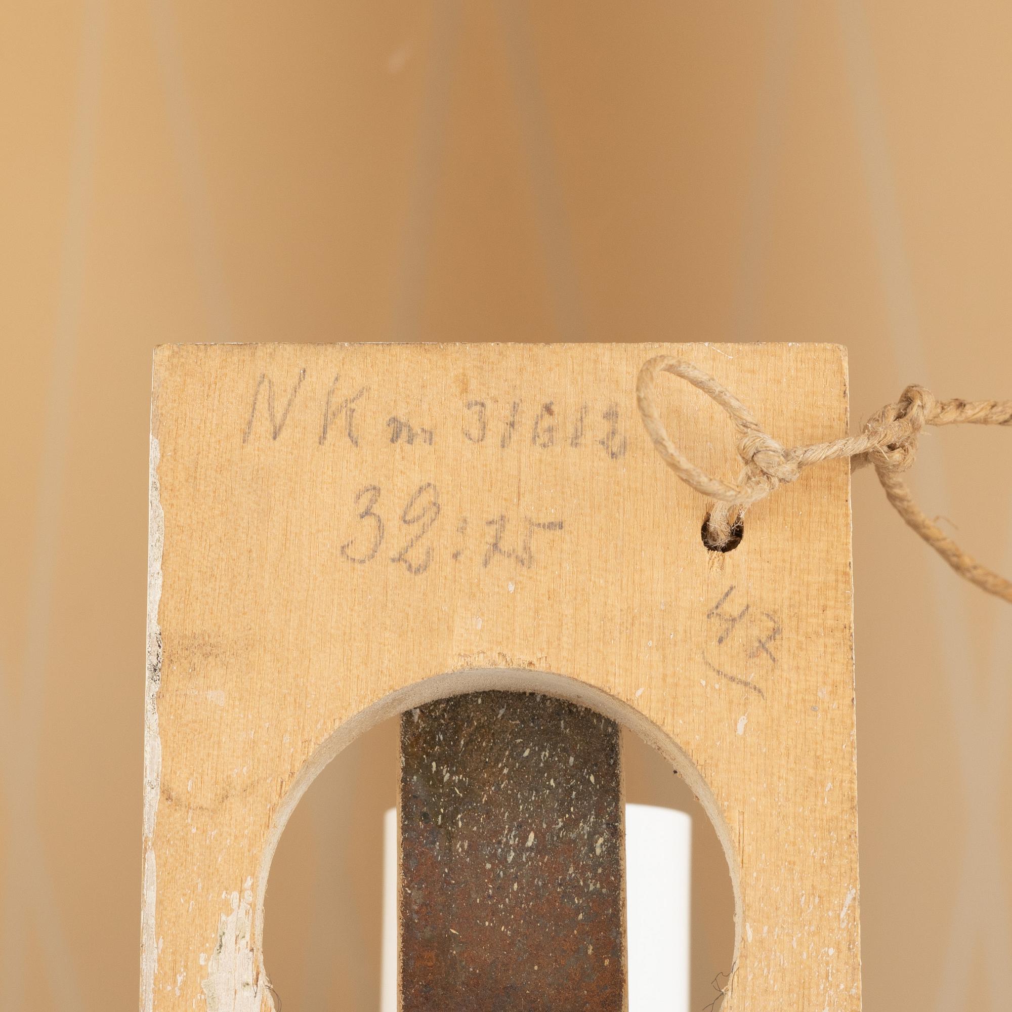 Bertil Brisborg, a wall lamp, model "31612", Nordiska Kompaniet, 1940s.