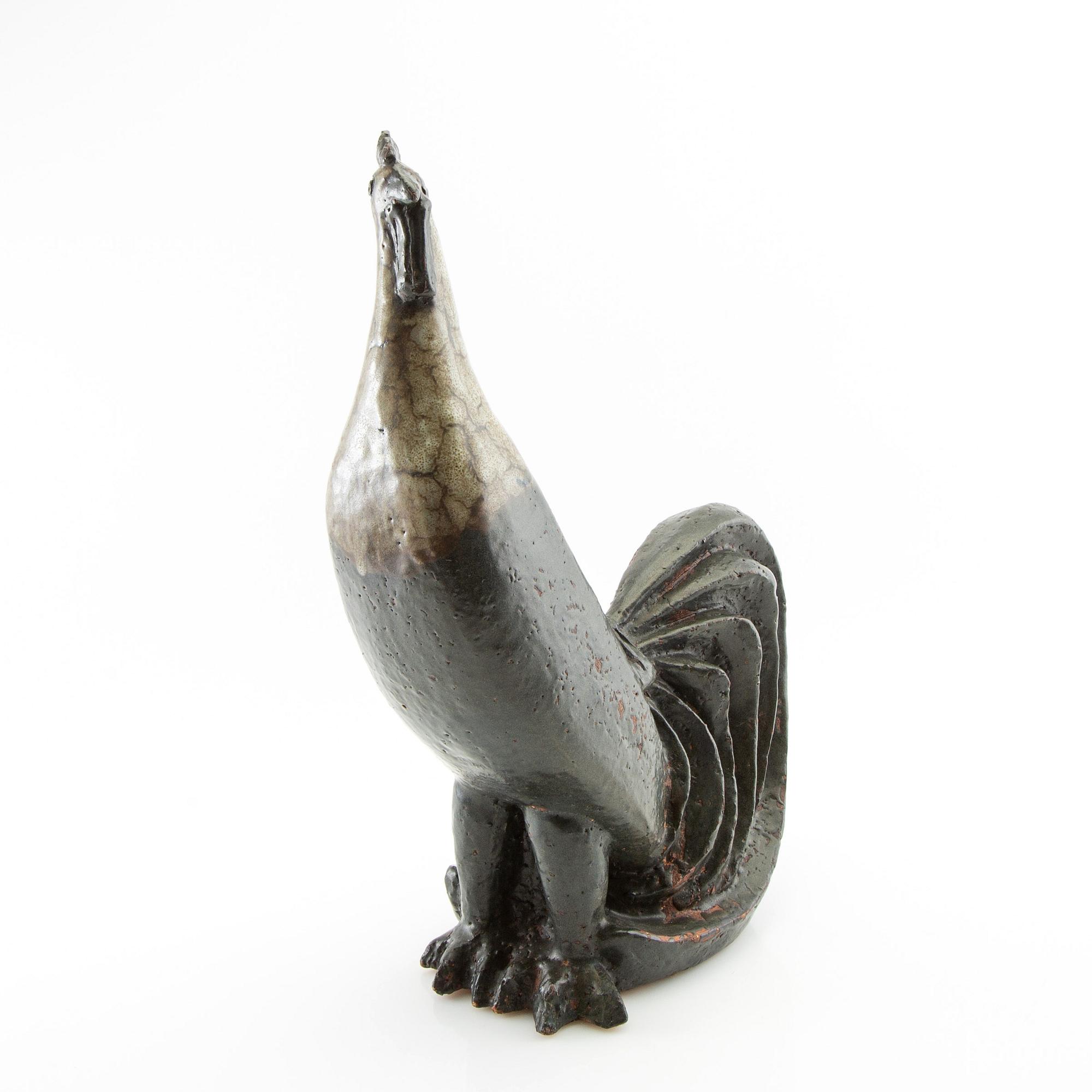 Åke Holm, skulptur föreställande Tupp.