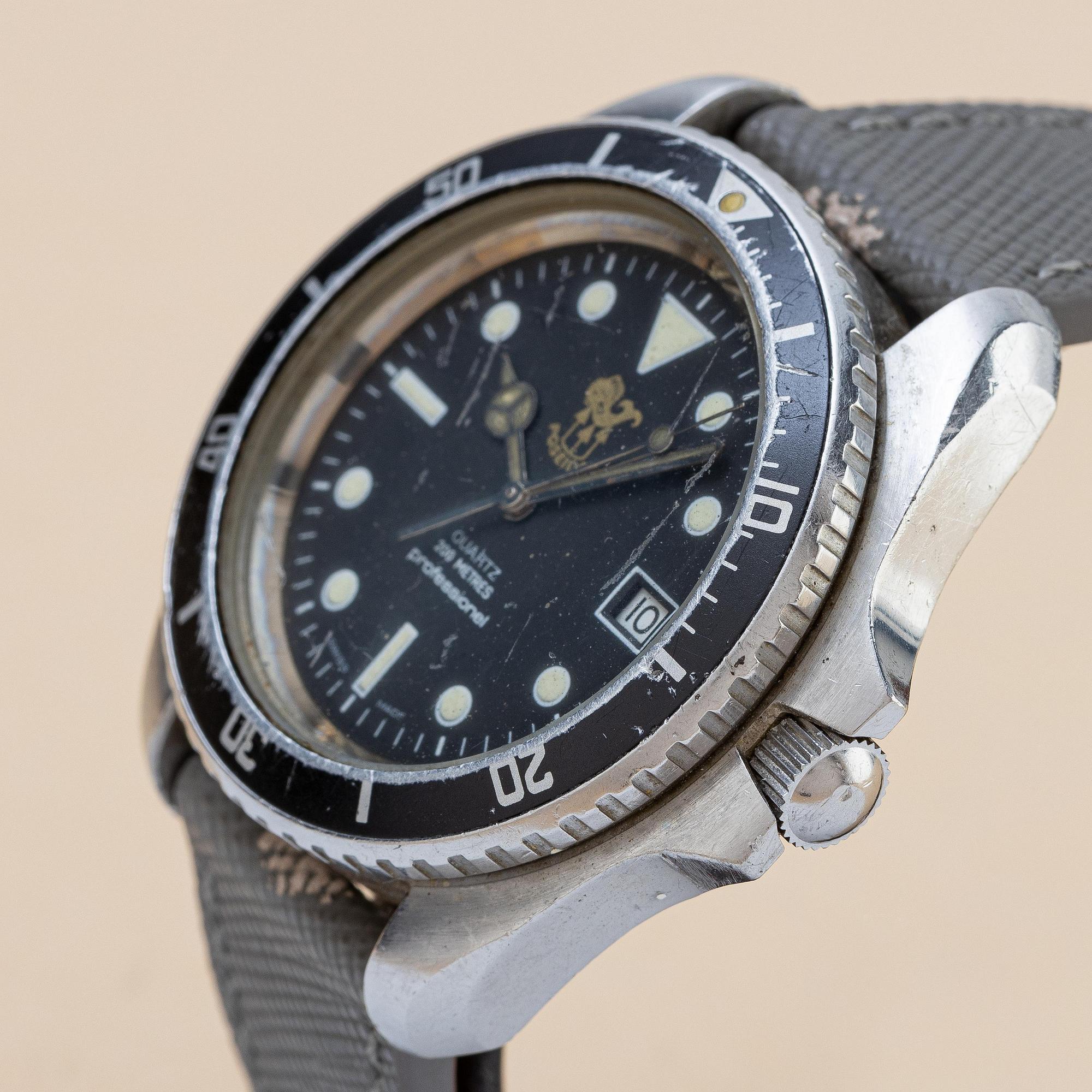 Heuer, Diver, "Poseidon", "Professionel Dial", ca 1980.