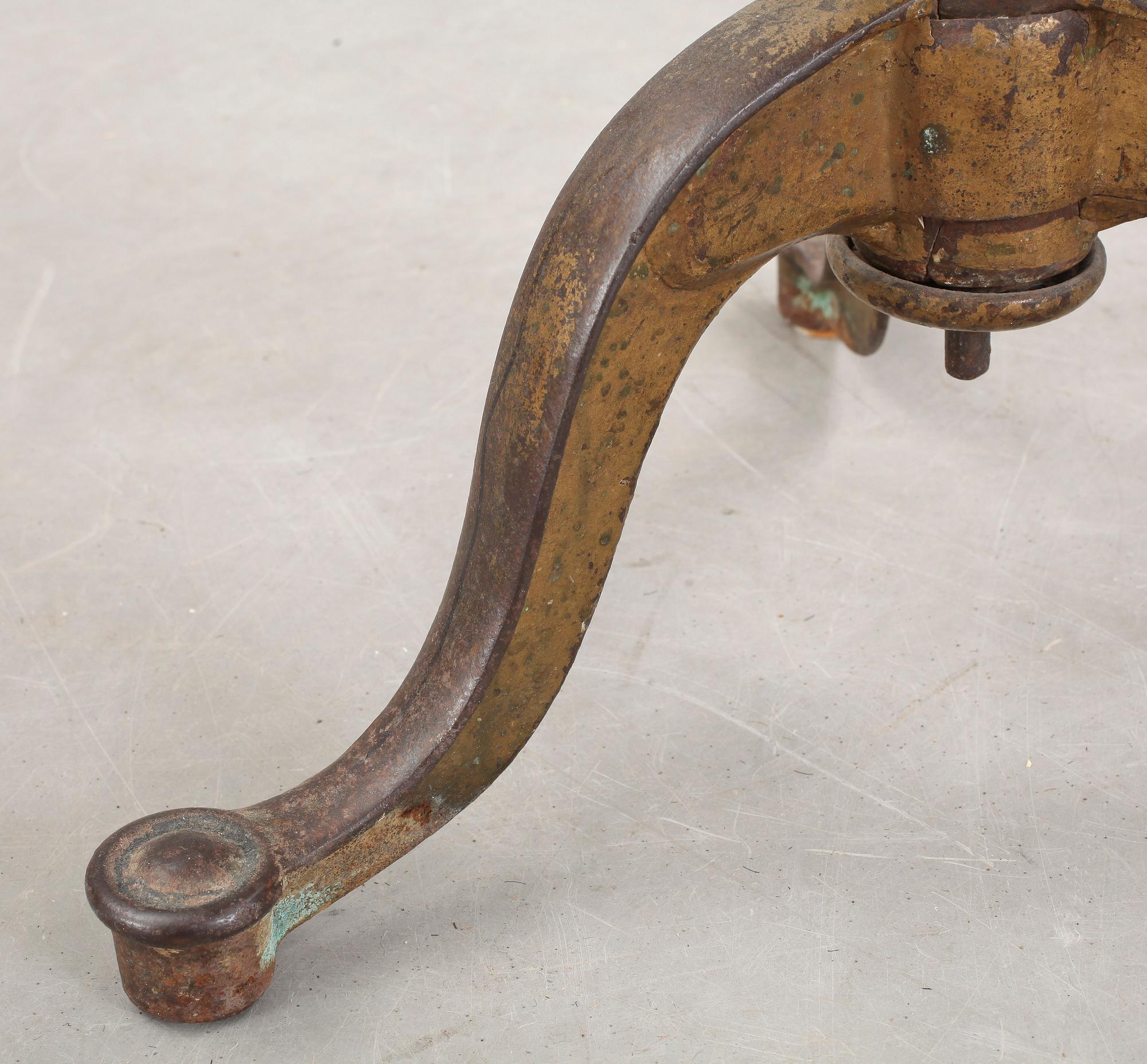 SKEPPSPALL, gjutjärn, 1800-tal.