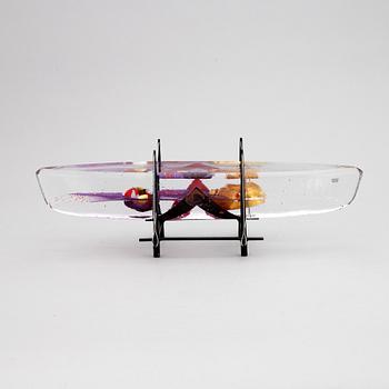 Bertil Vallien, a unique cast glass sculpture "Voyage X", Kosta Boda, Sweden.