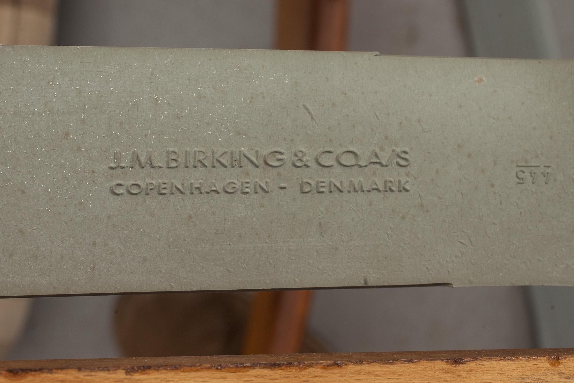 FÅTÖLJER, ett par, Danmark 1900-talets andra hälft.