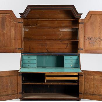 Skåp, troligen Värmland, 1700-tal.