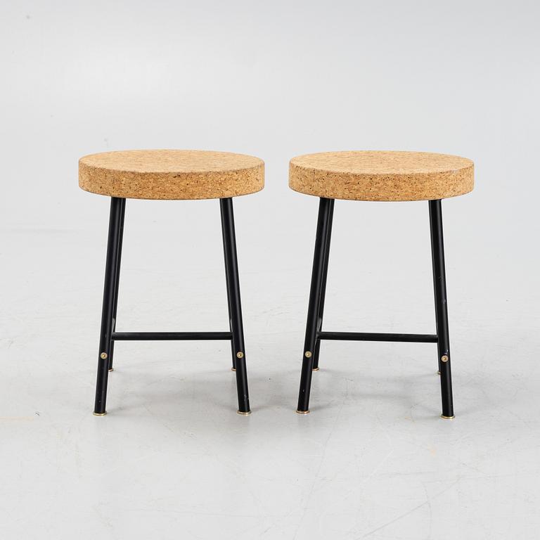 A pair of 'Sinnerlig' stools by Ilse Crawford for Ikea, 2015.