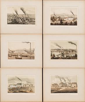 12 GRAPHIC PRINST, around 1900.