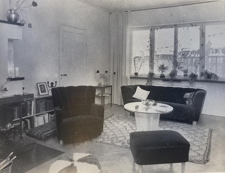 Greta Magnusson Grossman, soffbord, Firma Studio, Stockholm, 1930-tal.