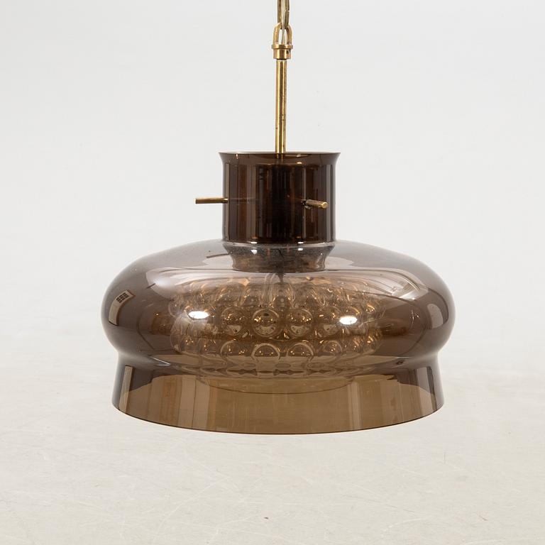 Carl Fagerlund, taklampa "Bubblan" Orrefors sent 1900-tal.