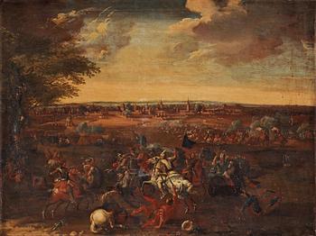 Unknown artist 17th Century. The battle of Vienna 1683.