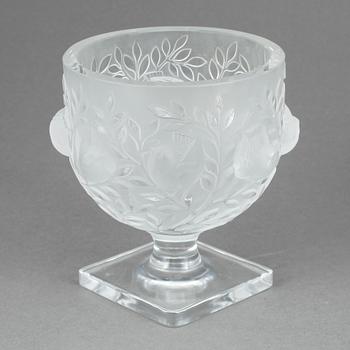 VAS, glas, "Elisabeth", Lalique, signerad, 1900-tal.