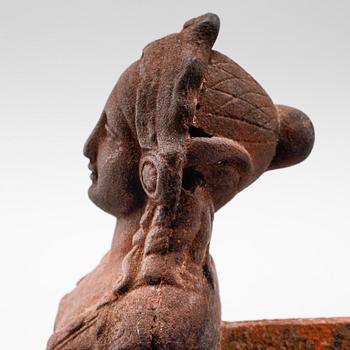 ELDHUNDAR, 1 par, gjutjärn, 1900-tal.