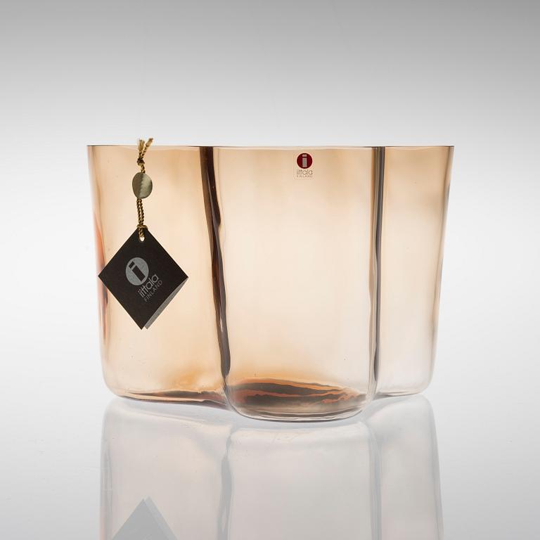 ALVAR AALTO, VAS, glas, "Savoy" 3030, "Jubileumsvas 1996", Iittala, signerad Alvar Aalto 1936-1996.