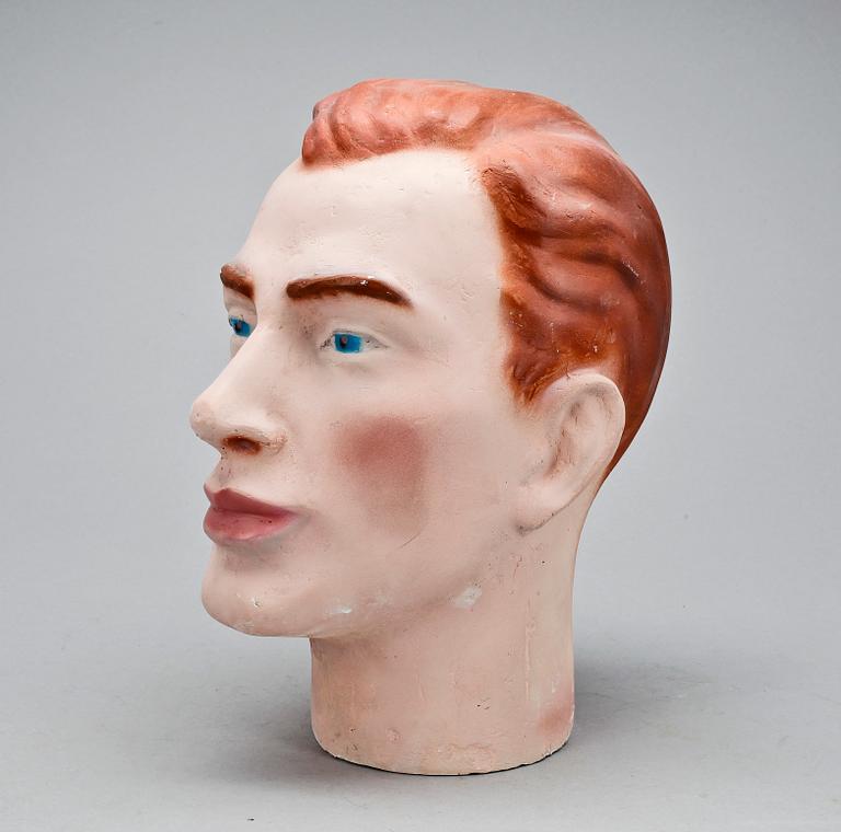 MANNEKÄNG, gips, 1900-talets första hälft.