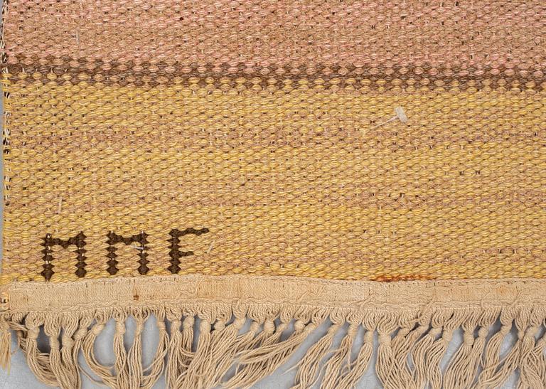 Märta Måås-Fjetterström, matta, "Nöthåret", rölakan, ca 197,5 x 118-119 cm, signerad MMF.
