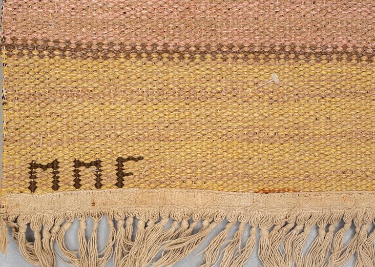 Märta Måås-Fjetterström, a carpet, "Nöthåret", flat weave, ca 197,5 x 118-119 cm, signed MMF.