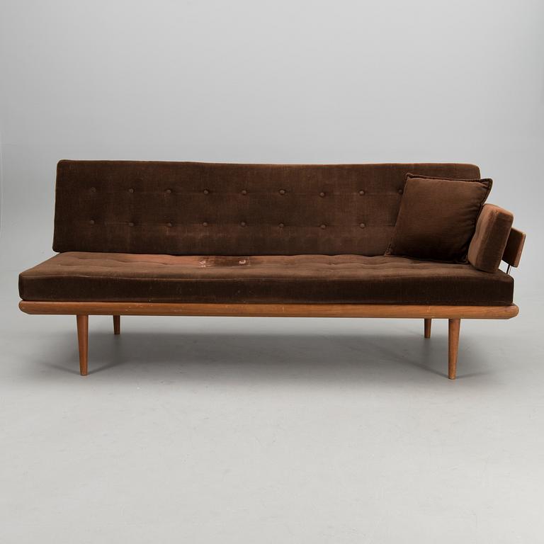 A set of two Danish 'Minerva' sofas with a table for France & Son, 1950s/1960s.