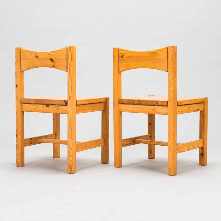 Ilmari Tapiovaara, A set of 8 chairs "Hongisto" for Laukaan Puu, 1980s.