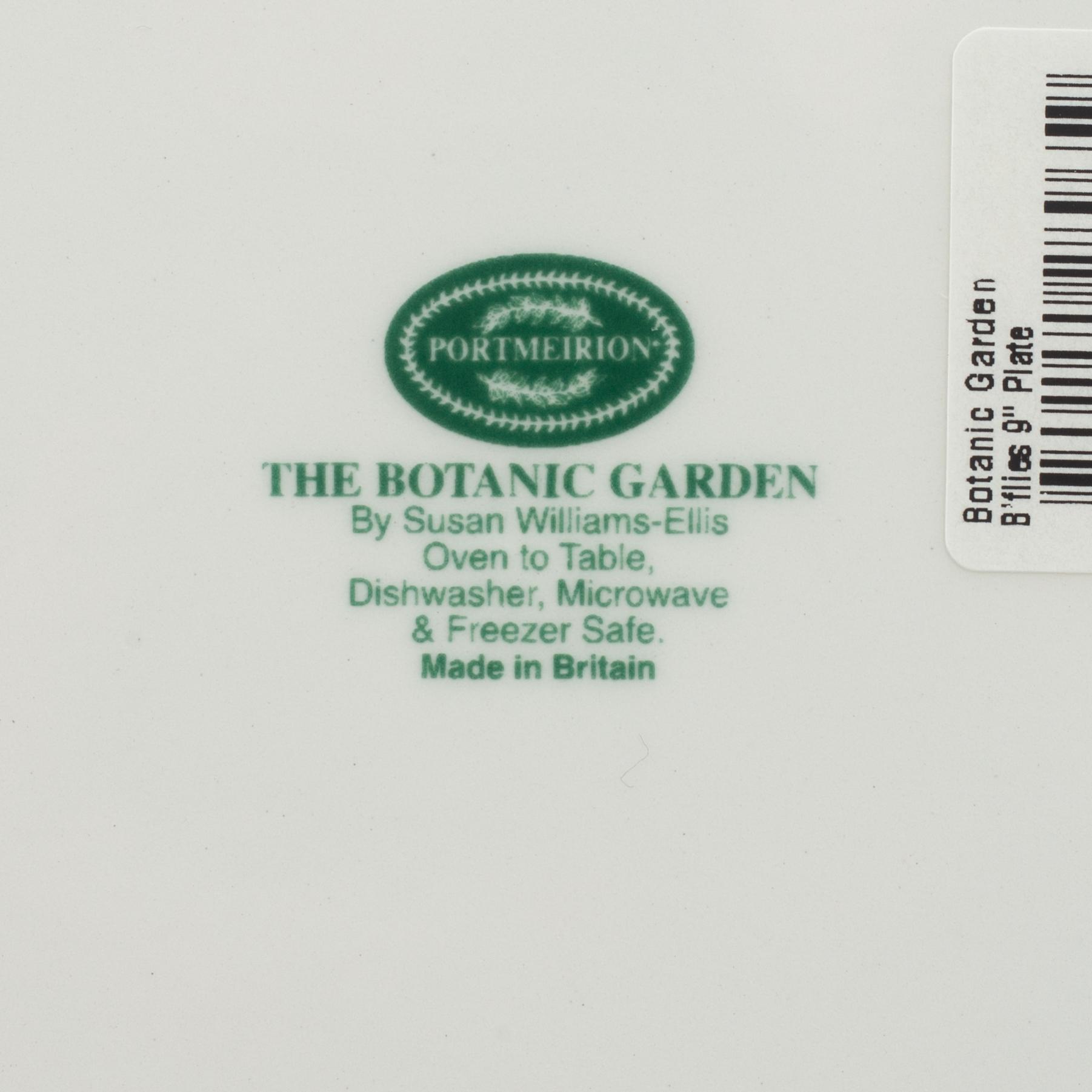 Susan Williams-Ellis, frukostservis, porslin, 25 delar," The Botanic Garden", Portmeirion, England.