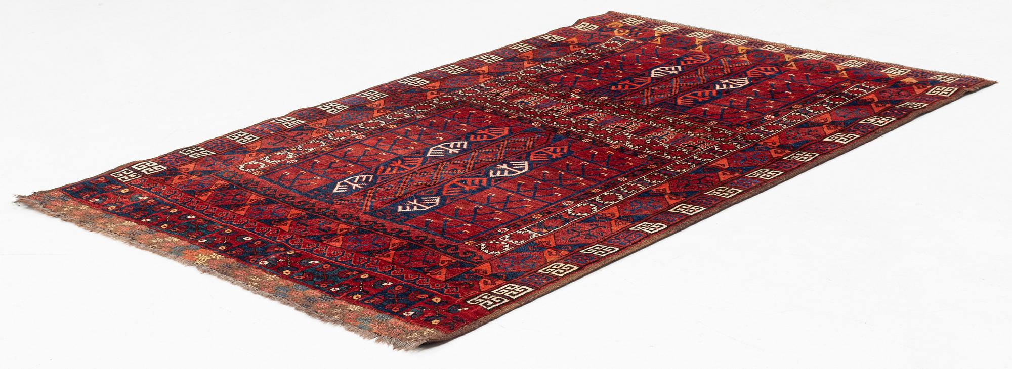 Ensi antik Beshir, ca 212 x 136-142 cm.