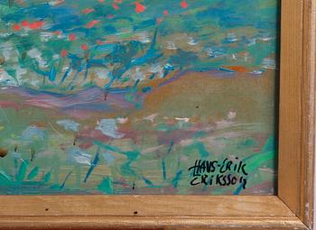 ERIKSSON, HANS-ERIK. Olja på duk, sign.