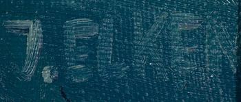 JAAN ELKEN, olja på duk, signerad.