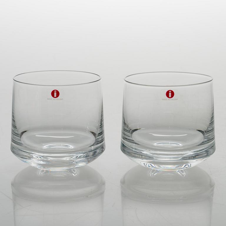 TIMO SARPANEVA, set of six 'Milano' 2042 drinking glasses for Iittala.