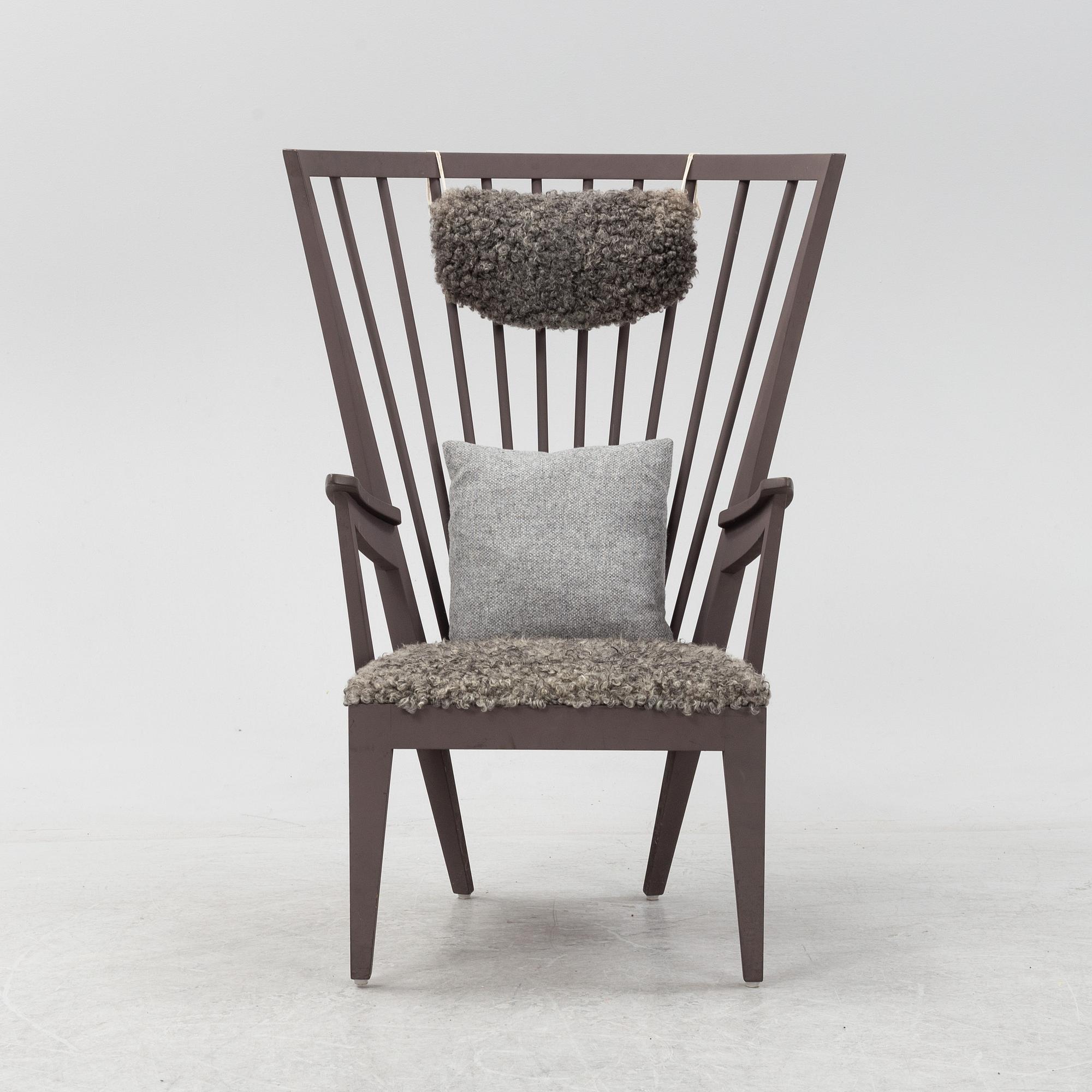 Nirvan Richter, fåtölj, "Länstol", Norrgavel.