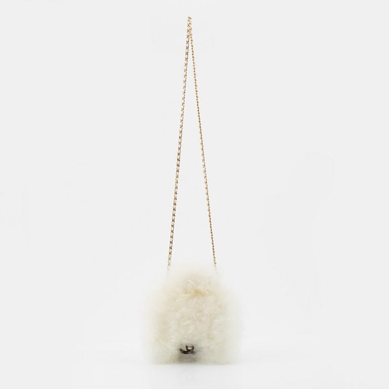 Chanel, "Metiers D'Art Paris Hamburg Shearling Sheepskin Top Handle Bag".